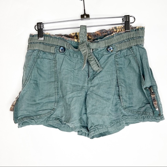 Free People Pants - Free People | Green Deep Pocket Shorts